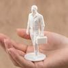 Desk Businessman Statue, 3D Printed Office Decor for Men, Executive Figurine with Briefcase, Motivational Home Office Gift