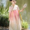 Hanfu Girls Summer New Antique High-end Super Fairy Dress Girls Elegant Performance Clothes