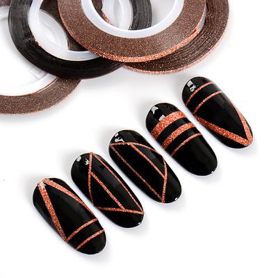 4 Styles Mixed  Nail Art Stripe Striping Tape Line DIY Manicure Decoration Design Sticker Rolls