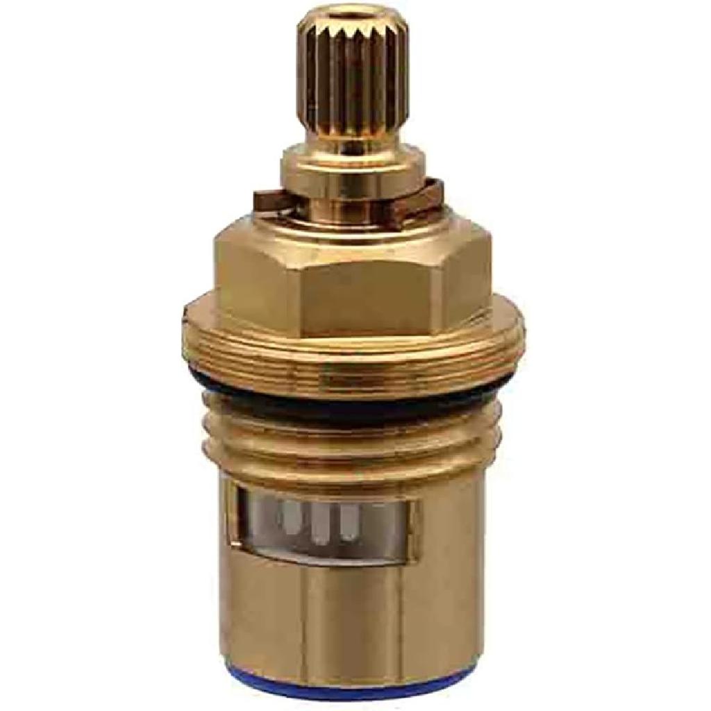 Mix Tap Inner Cartridge Replacement, Spare Valves, Tap Valves, Brass Ceramic Disc Cartridges Insert Faucet Valve Quarter Turn 1/2" Ceramic Tap Valves