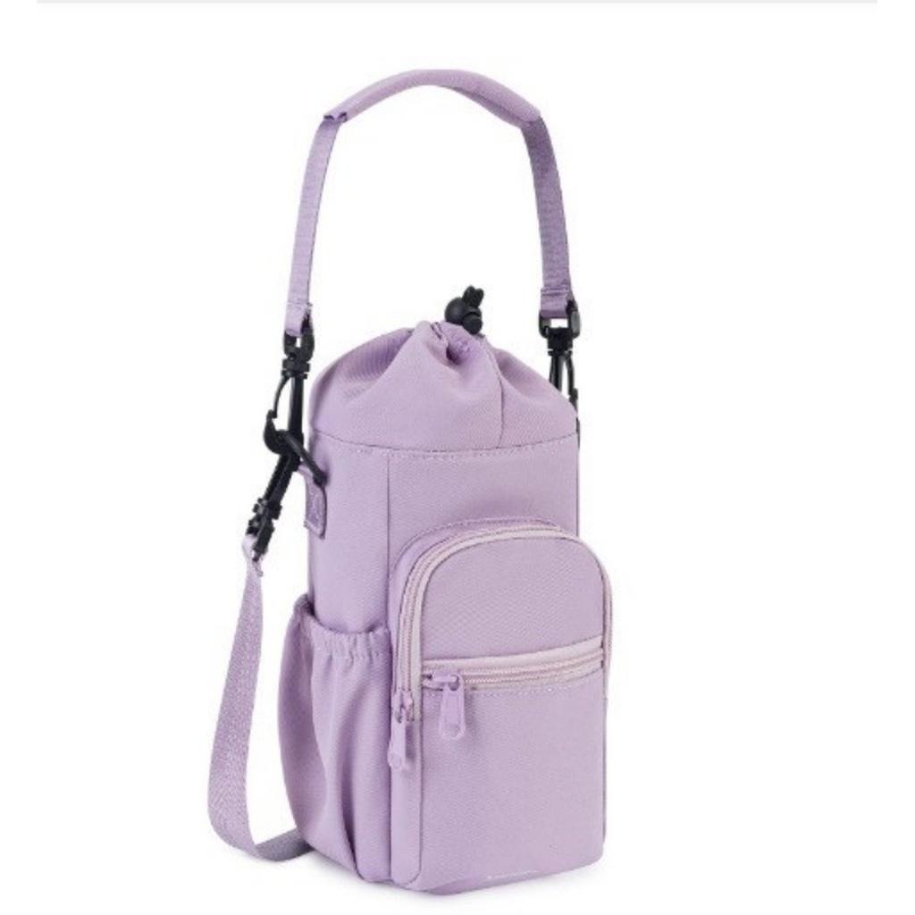 Water Bottle Holder with Strap 32oz 40oz 20oz 24oz Water Bottle Holder with Strap Insulated Water Bottle Carrier Sling Bag