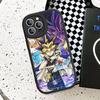 Amine Yu Gi Oh Classic Phone Case For IPhone 16 15 14 13 12 11 Pro Max Plus Leather Cover