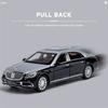 1:24 მასშტაბის Benz S600 შენადნობის ძვირადღირებული მანქანის მოდელი, Diecasts ლითონის სათამაშო მანქანები, მანქანის მოდელი მაღალი სიმულაციური ხმის და მსუბუქი ბავშვების საჩუქარი
