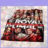 Cobertor com Padrão de Personagens do WWE Royal Rumble Para Uso Doméstico e Presente