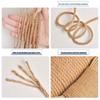 Ruifulaik Natural Jute-Look Polyester Craft Rope