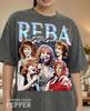Reba McEntire 90er Vintage Retro Bootleg Shirt, Country Music Queen Grafik-T-Shirt, Sängerin Schauspielerin Fanbekleidung