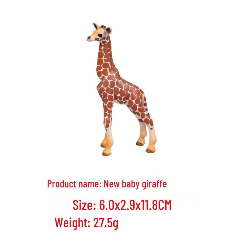 

PVC Giraffe Simulation Model: Wild Animal Toy for Early Education
