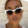 Retro White Cat Eye Sun Eyeglasses for Female Retro Latest Stylish Compact Half Frames Eyewear Trending Travel Sexy Woman Sunglasses