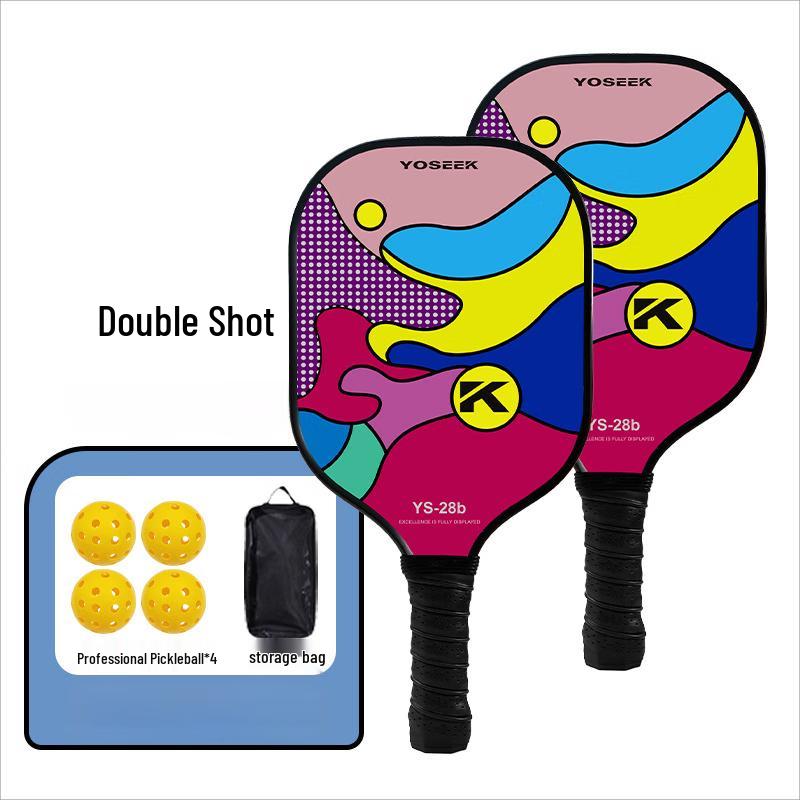 YTYIN Poplar Wood Pickleball Racket Set for Beginners
