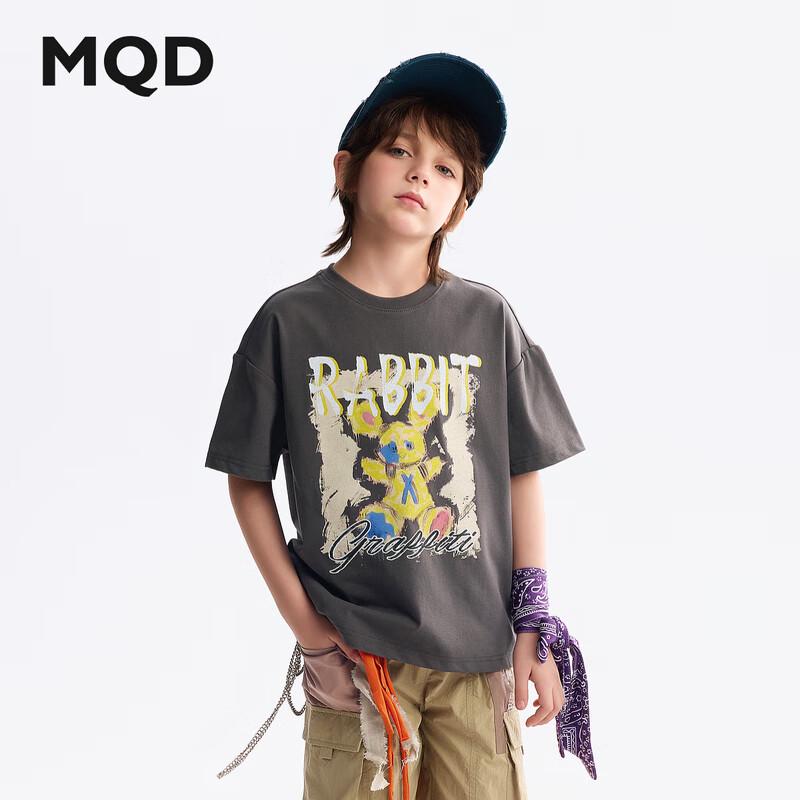 MQD Kids  Cartoon Print Short Sleeve T-Shirt 140cm