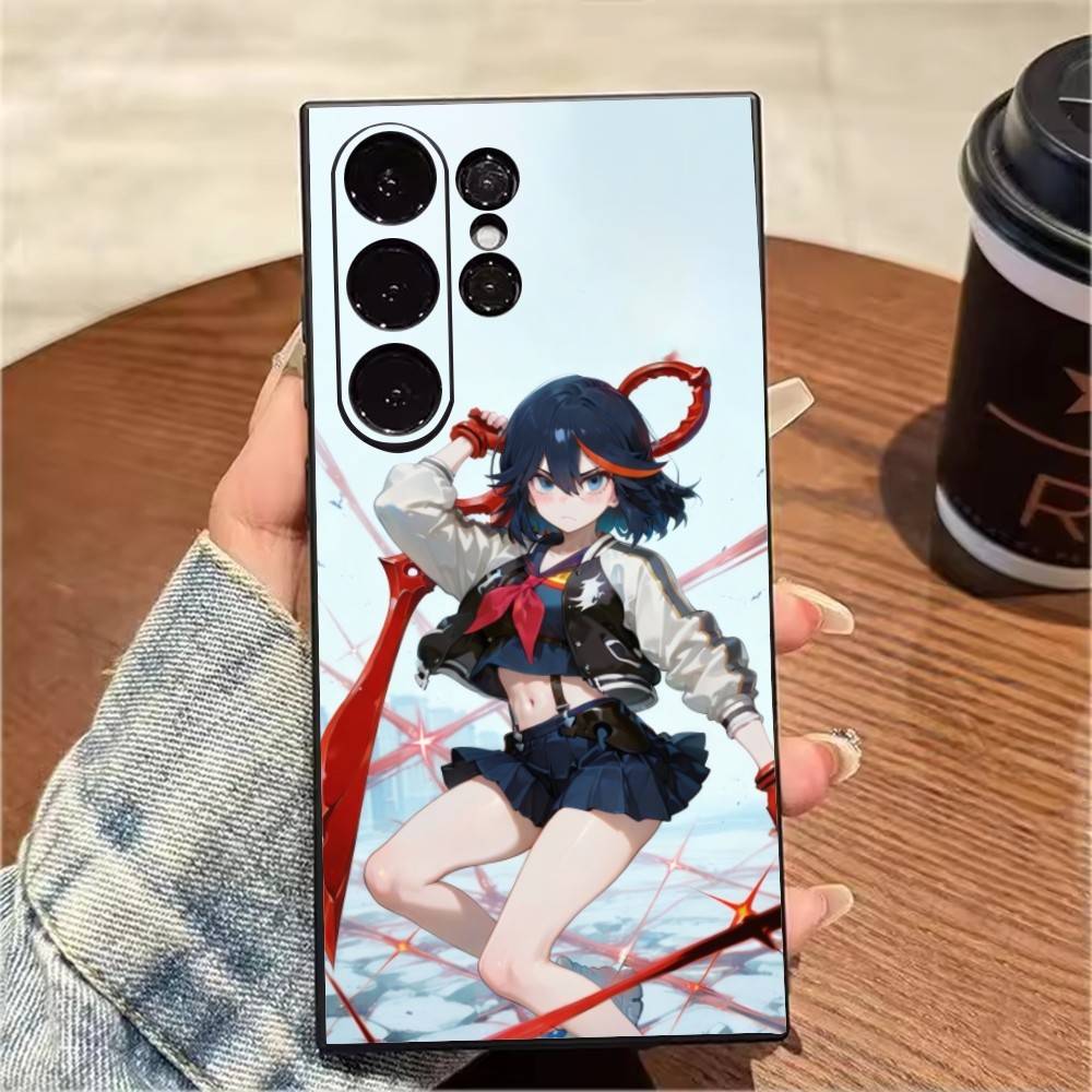 Kill-LA Kill R-RyukoS Anime Phone Case For Samsung S25,S24,S21,S22,S23,S20,Ultra,S26,Plus,Fe,Note,5G Black Cover