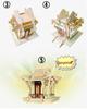 3D Wooden DIY Log Cabin Model - Creative Handmade Villa Puzzle for Adults