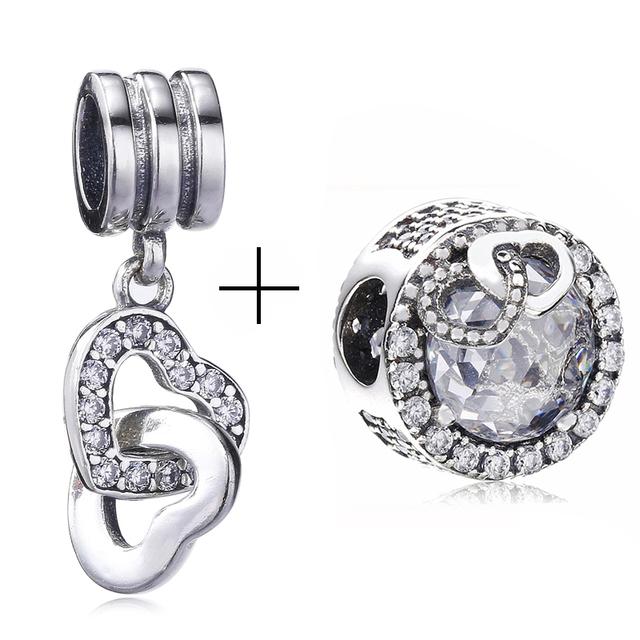 2pcs /Lot New Mom &Dad Charm Beads Fit European Style Brand Bracelets For Women Family Romantic Jewelry Gift Buy 1 Get 1 Free