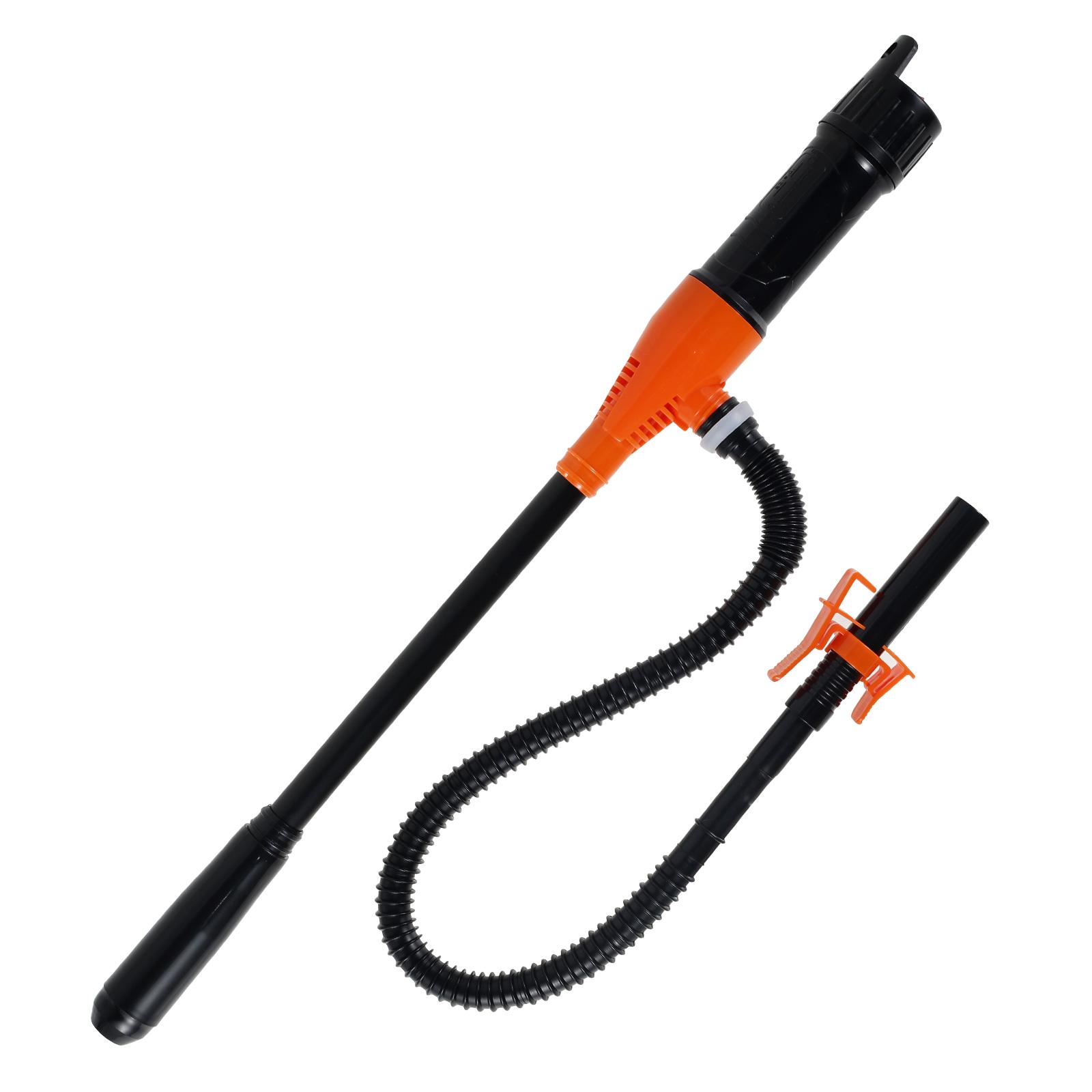 

Transfer Pump Electric Siphon Pump 2.2 Gallons Per Min Efficient Liquid Fuel Transfer Pump Outdoor Vehicle Fuel Gas Transfer помаранчевий