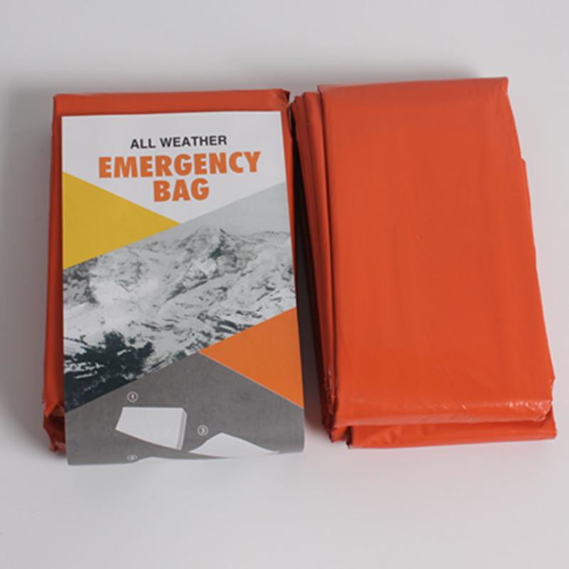 Portable Emergency Blanket Tent & Insulated Raincoat for Outdoor Cold Protection
