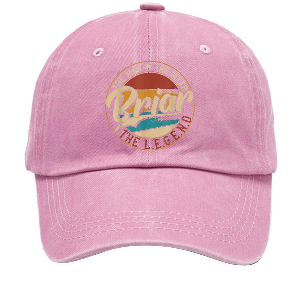 Washed Cotton Baseball Cap Soft Top Denim Hat Vintage Style Adjustable Fit Casual Outdoor Headwear for Men and Women