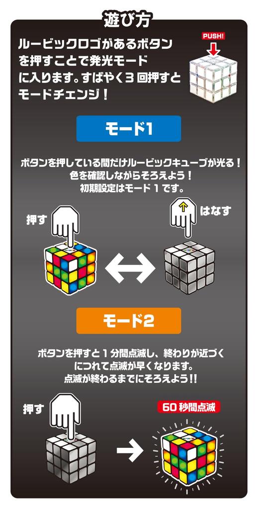 MegaHouse Cube for ages 8 and up Rubik's Flash,
