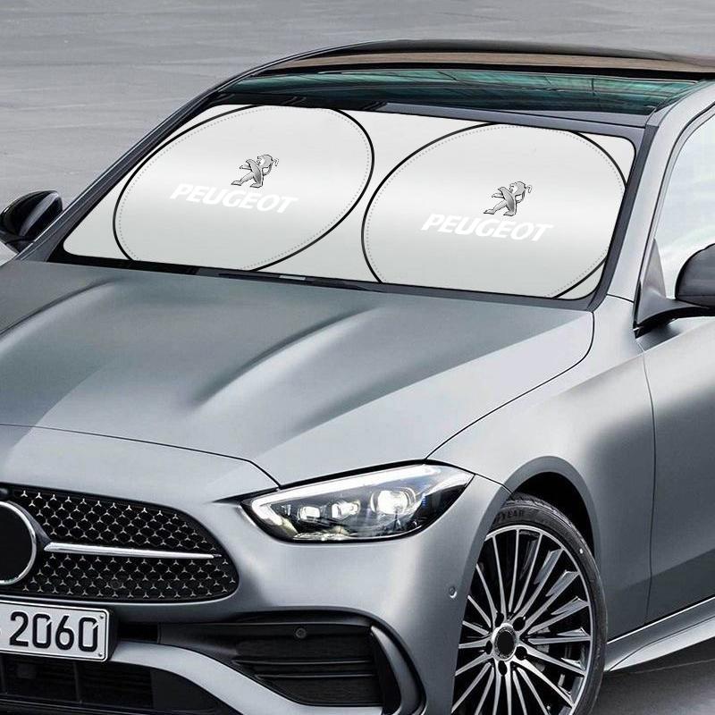 Car Front Windshield Sun Shade Visor UV Protection Shield For Peugeot 5008 508 408 4008 308 3008 208 2008 Landtrek Rifter e-Expe