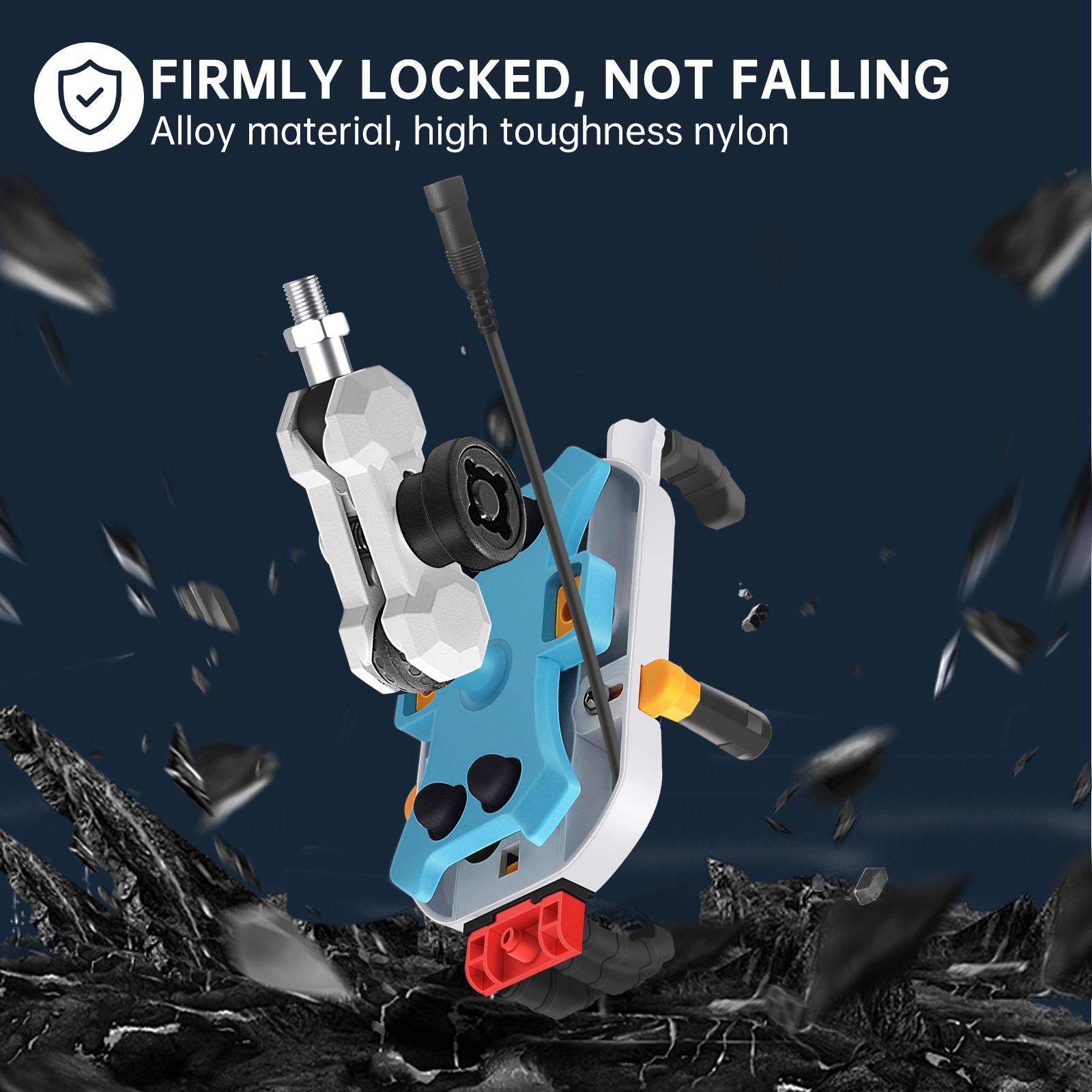 Шарнирная головка M8/M10 + амортизирующий кронштейн для телефона Беспроводная зарядка 15 — фото 3