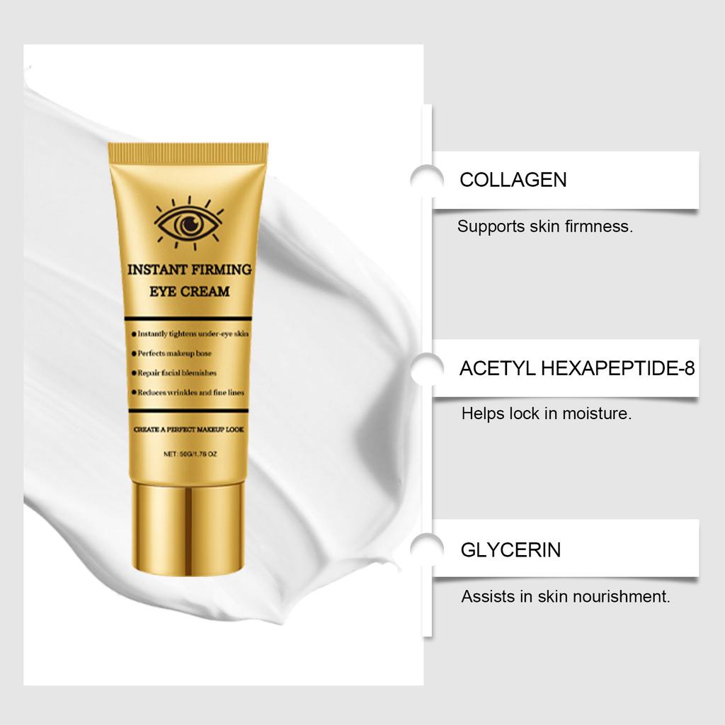 Gentle Nourishing Eye Cream Daily Hydration Lightweight Moisturizer for Delicate Eye Area Massage & Care