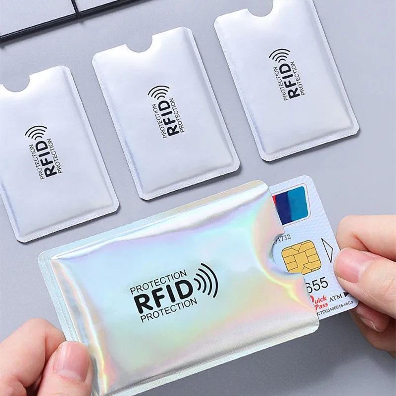 3pcs Bank Card Anti-theft Card Holder Anti-demagnetization ID Card Holder