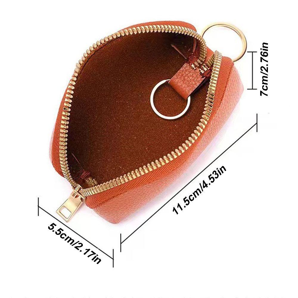 Fashion Car Key Storage Bag Simple Car Key Protect Cover Key Ring Zipper Key Holder Car