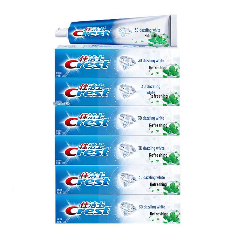 Зубная паста Crest 3D White Fresh Breath (6 x 120 г)