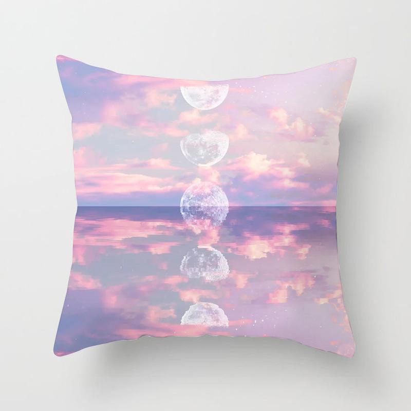 Pink Sky Cloud Pillowcase Sofa Office Cushion Cover Pillowcase Home Decor Pillowcase