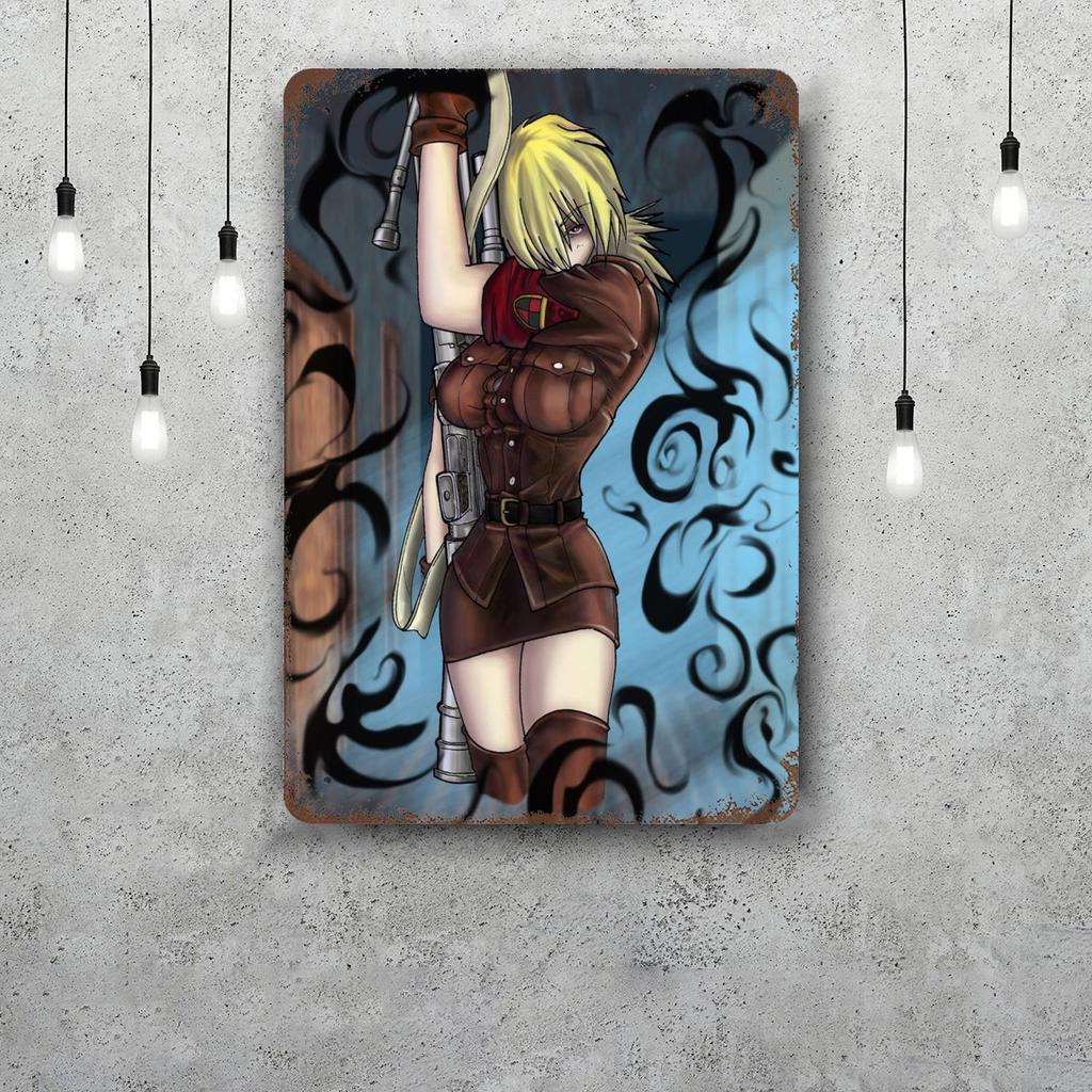 seras victoria Classic Poster Rusty Metal Plaque Retro Decorative Plate Bar Man Cave Garage Club Metal Sign Wall Decoration