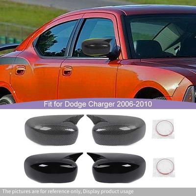 Dekoratívny rám spätného zrkadla auta Ochranný kryt Pre Dodge Charger Pre Chrysler 300C 2006-2010 Vonkajšie príslušenstvo auta, ABS plast
