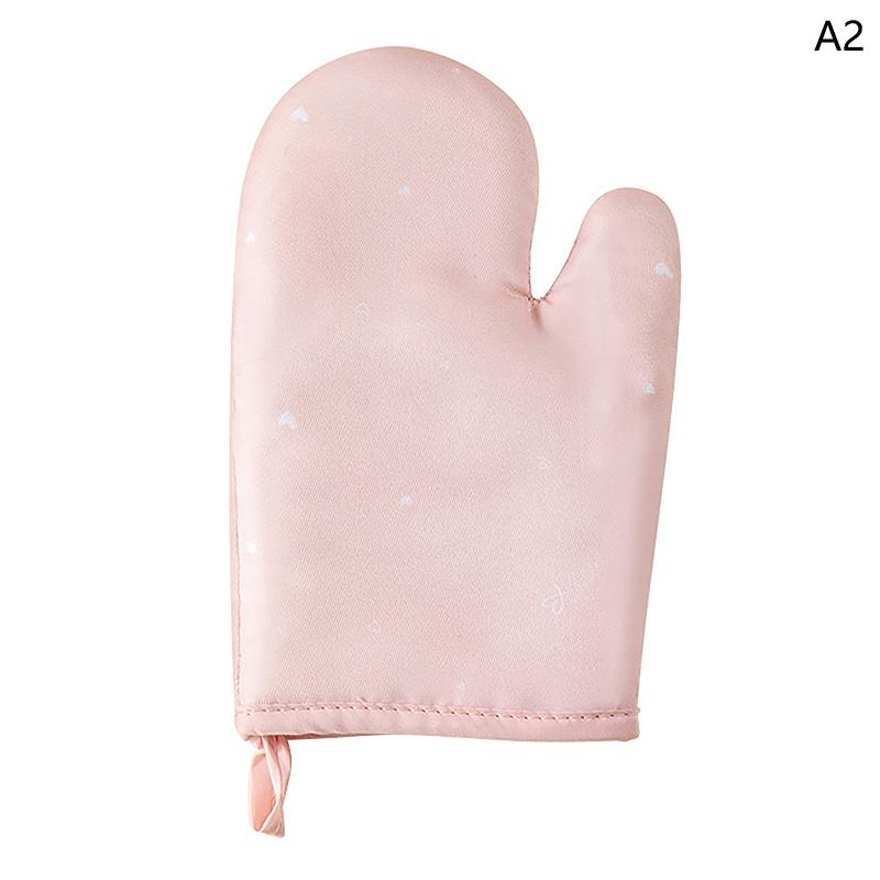 Cotton And Silicone Baking Gloves Microwave Oven Gloves Household Insulation Gloves Oven Anti-Scalding Glove Kitchen Baking Tool