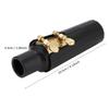 TOPINCN Tenor Saxophone Instrument Accessories: ABS Mouthpiece with Cap, Metal Buckle Reed Pad, Popular, Stable Tone, Durable.