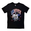 Jimi Hendrix Unisex Adult Flag T-Shirt