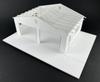 Cobaanii mokei Kobaani Model Studio 1/64 Sweet Style Garage Life Series 2-Car Garage Wooden Assembly Kit SS-042