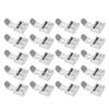 20 Pcs Zipper Presser Foot Stainless Steel Invisible Zipper Sewing Machine Presser Foot for Home