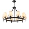 American Minimalist Retro Fabric Pendant Light for Living, Dining, and Bedroom