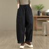 DIMANAF 2025 New Autumn Women Jeans Elastic Waist Denim Pants Loose Trousers Big Size Casual Cotton Vintage