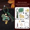Handmade Year of the Horse Brocade Keychain Ornament