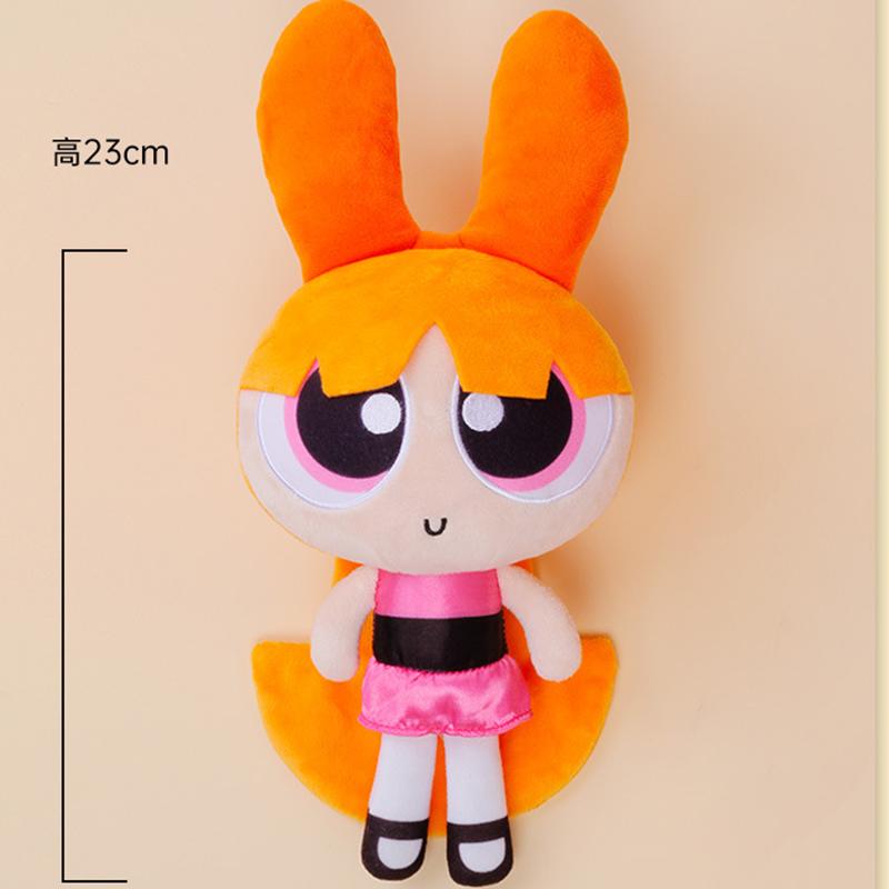 Cute Cartoon Superhero Girls Plush Dolls Blossom Bubbles Buttercup Soft Stuffed Toys 23cm 35cm