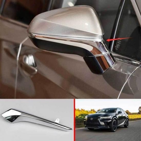 For Lexus NX&RX 2016-22 Chrome Right Side Rearview Mirror Strip Trim Replacement