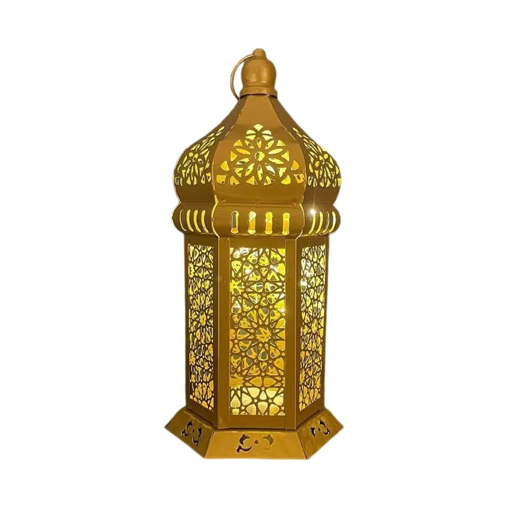 Iron Lamp Handmade Candle Holder for Religious Family and Exotic Decoration Enthusiasts For Eid Holiday