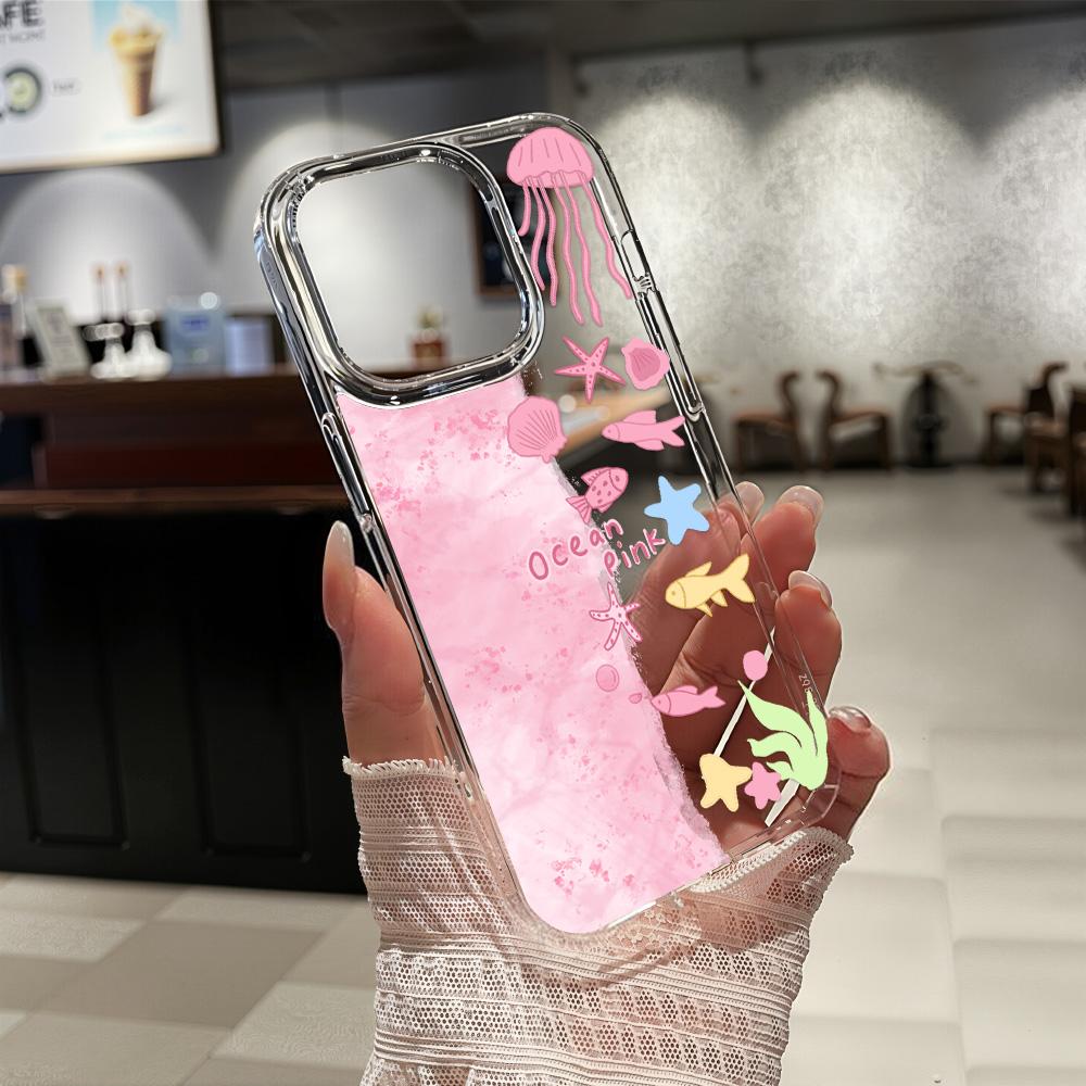 Acrylic Phone Case for iPhone 11 12 13 14 Pro 12 14 16 Pro Max for Samsung A16 A36 A56 S24 FE High-quality Painted Anti-fall Mobile Phone Case