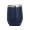 Colors Painted Egg Shape Wine Cooler Coffee Thermos Mug 10oz Stainless Steel Double Wall Wine Vacuum Flask