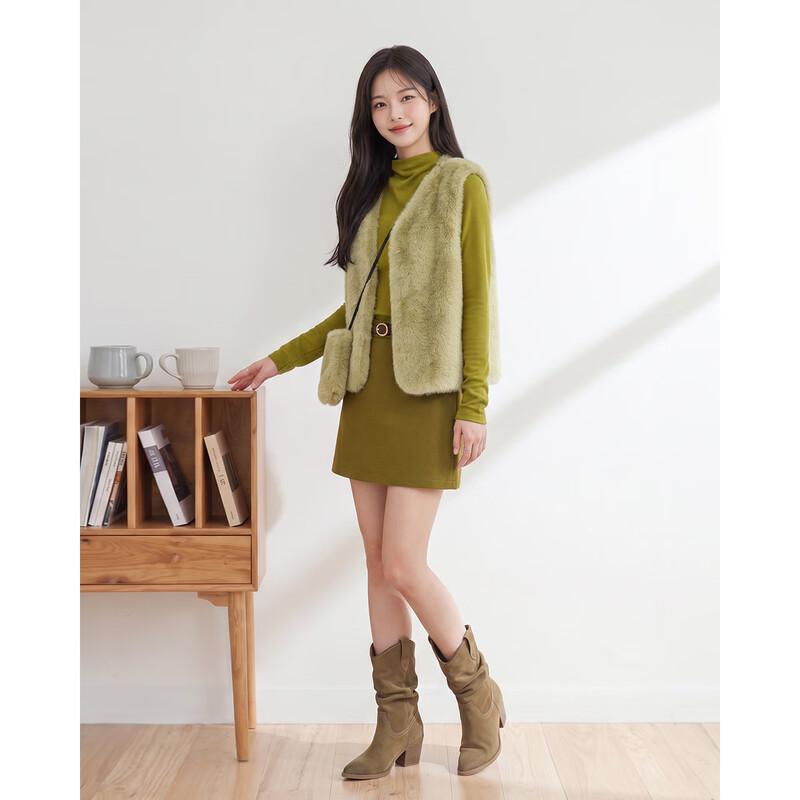 IEF Winter Korean-Style Chic Two-Piece Set