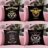 Cool M-MotorheadeS Pillow Case Soft Plush Fabric Double-Sided Printed Cushion Cover Warm Winter Sofa Pillow Case