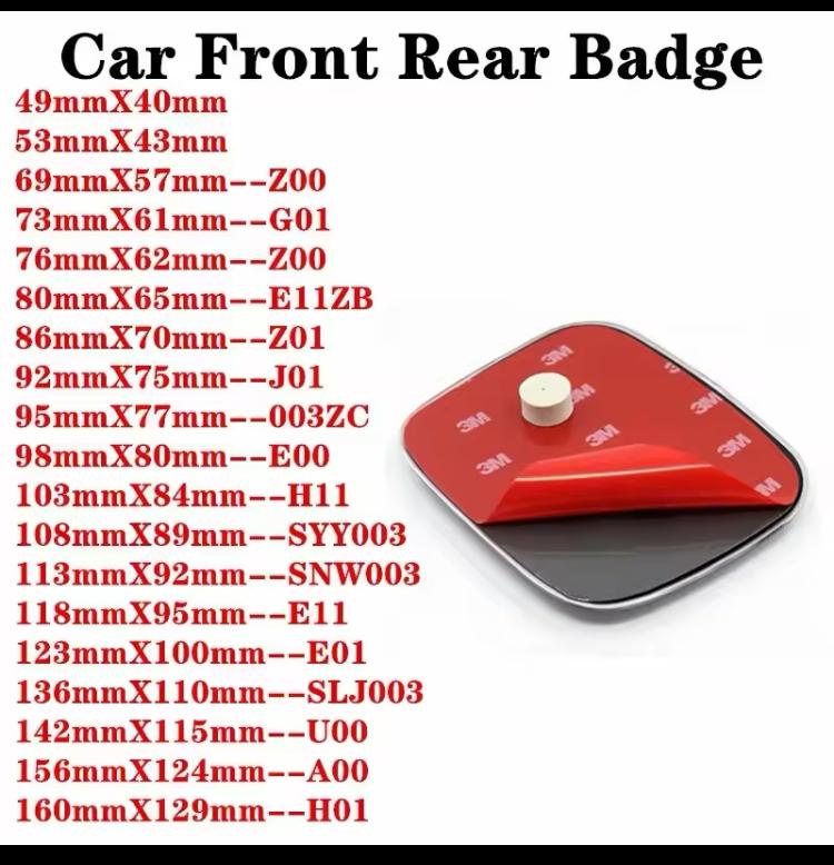1Pcs For H Emblem Badge Steering Wheel Logo Accessories Honda Car Hood Grill Rear Trunk Fit City Accord Fit VEZEL HRV Odyssey