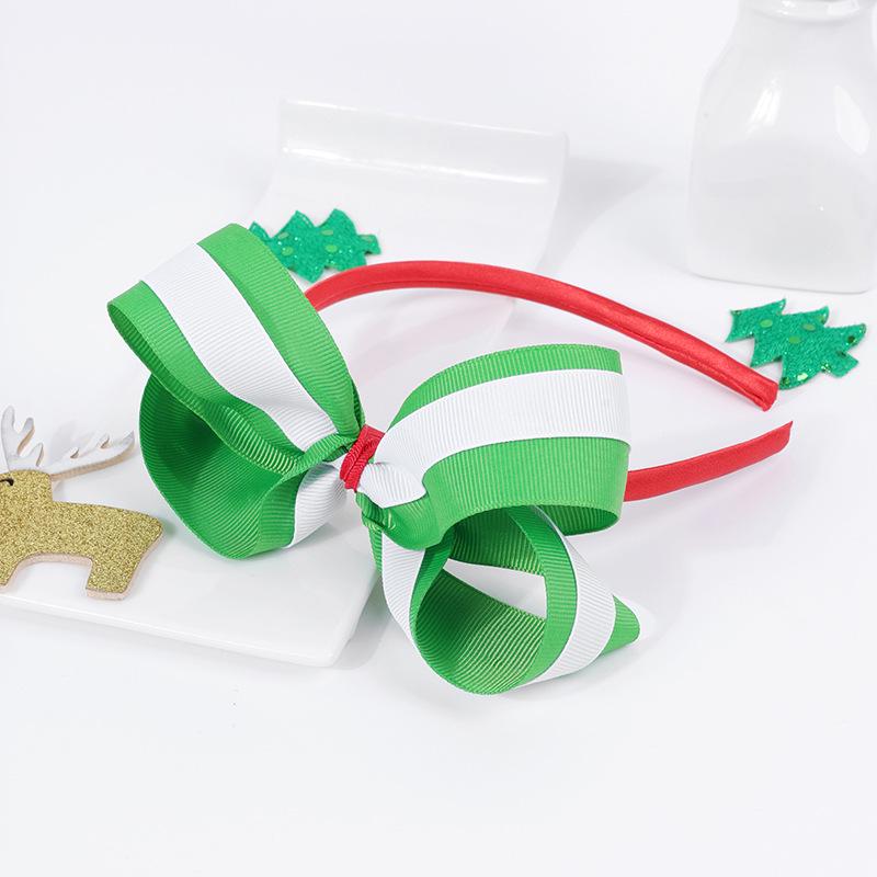

Cross-border Christmas Bow Headband: Festive Hair Clip for All Ages