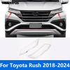 Head Light Lamp Cover Trim For Toyota Rush 2018- 2024 Chrome Headlight Frame Protector Accessories Car Styling