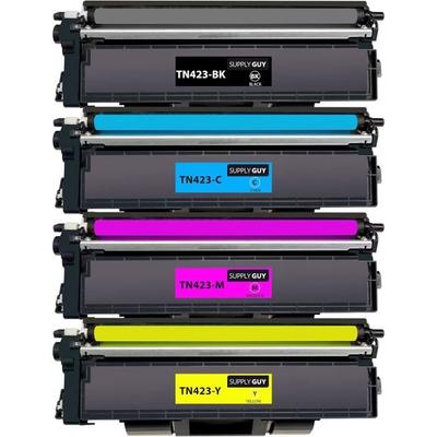 Toner - SUPPLY GUY - TN-423 - 4er-Pack - Ausgezeichnete Qualität - Kompatibel Laser
