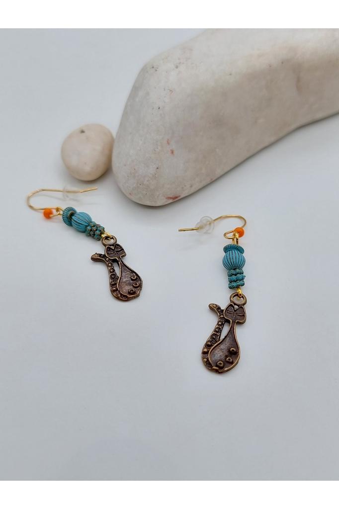 Valentine's Day Birthday Gift Handmade Ethnic Authentic Hippie Bohemian Fashion Jewelry Earrings